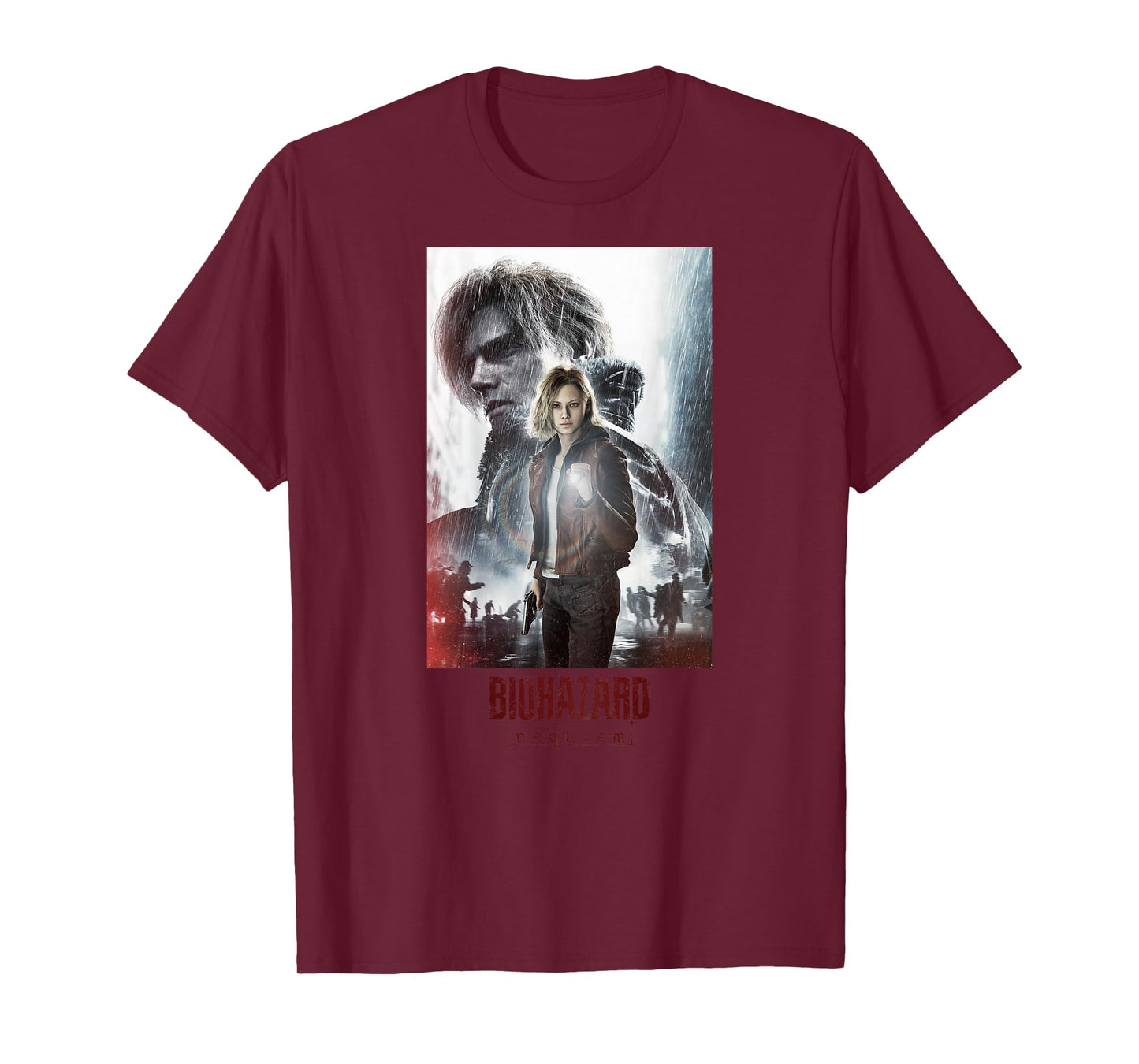Resident Evil Requiem Leon ＆ Grace Art BP T-Shirt
