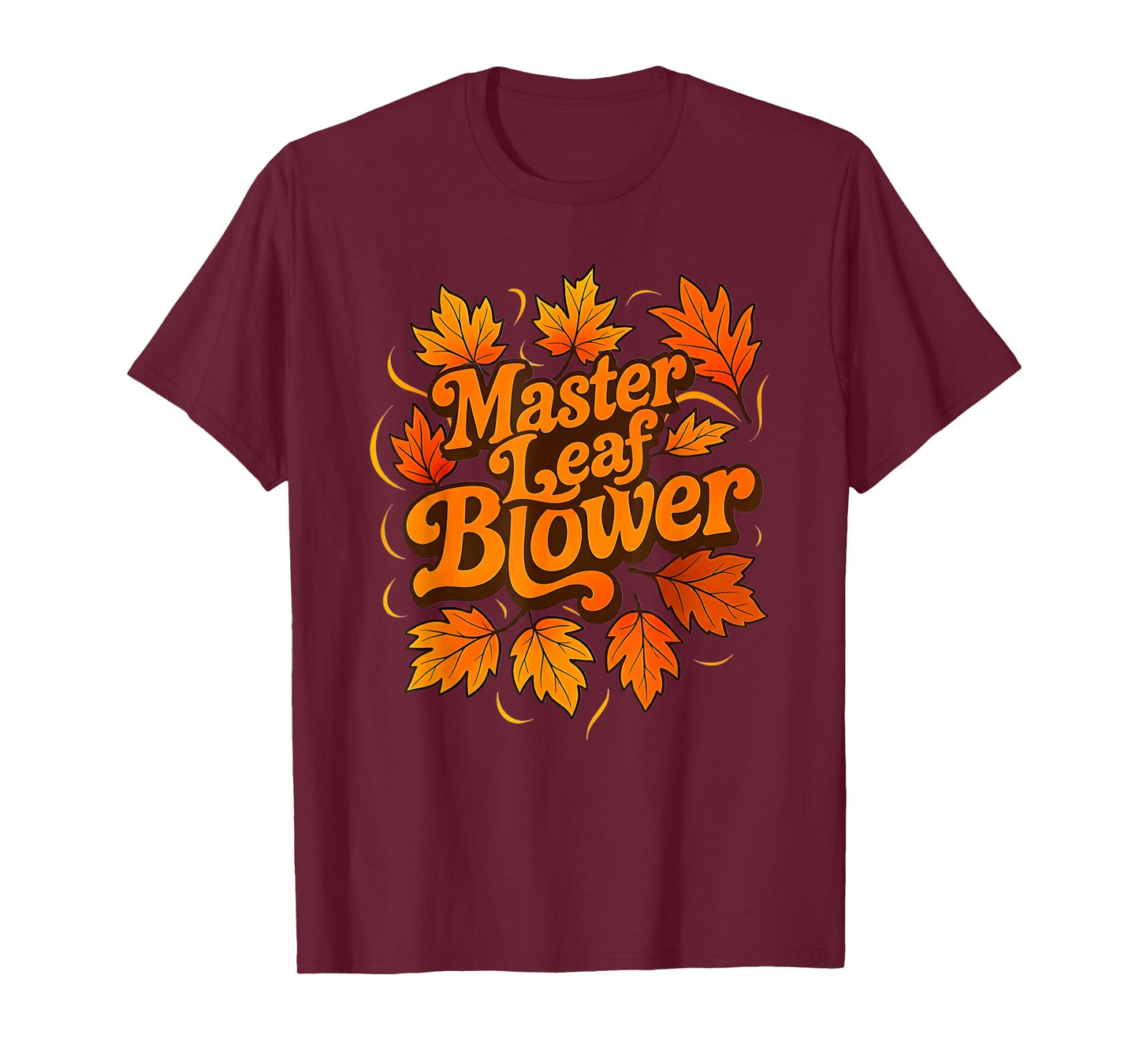 Funny Master Leaf Blower Fall Couple Halloween Matching T-Shirt