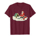 Cute Santa Ice Fishing Camping Christmas Holiday T-Shirt