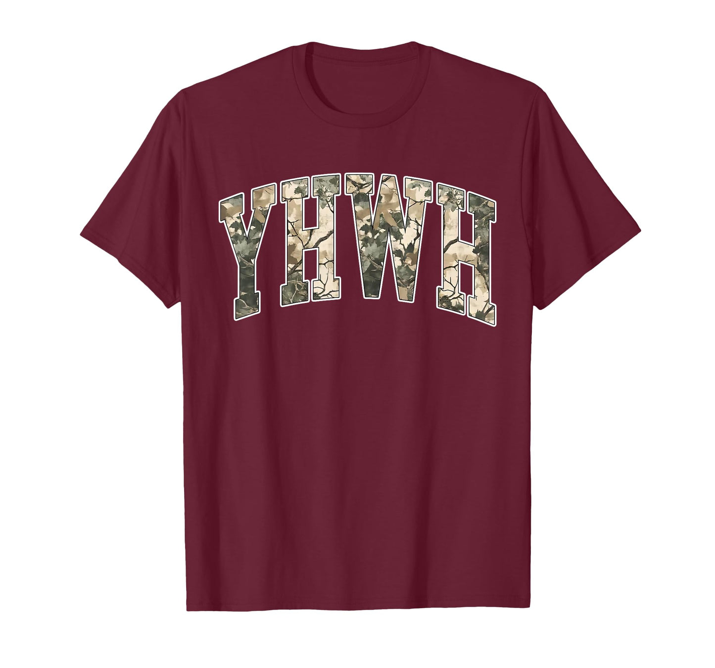 Camo YHWH Every Breath Speaks His Name Lungs Flower Faith T-Shirt