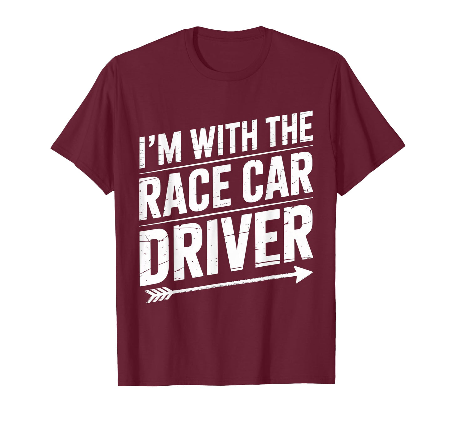 I'm with Race Car Driver Costume Halloween Couple Racecar T-Shirt