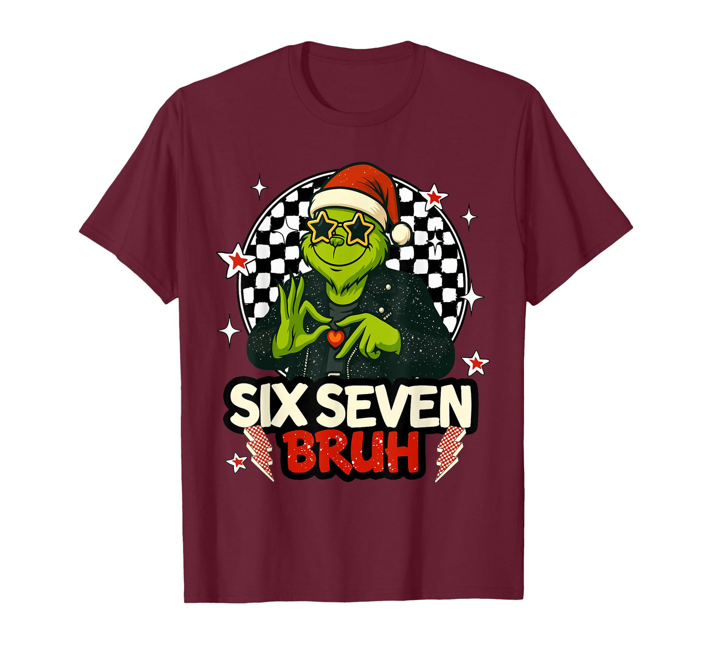 67 Meme Humor 6-7 Funny Six Seven Christmas T-Shirt