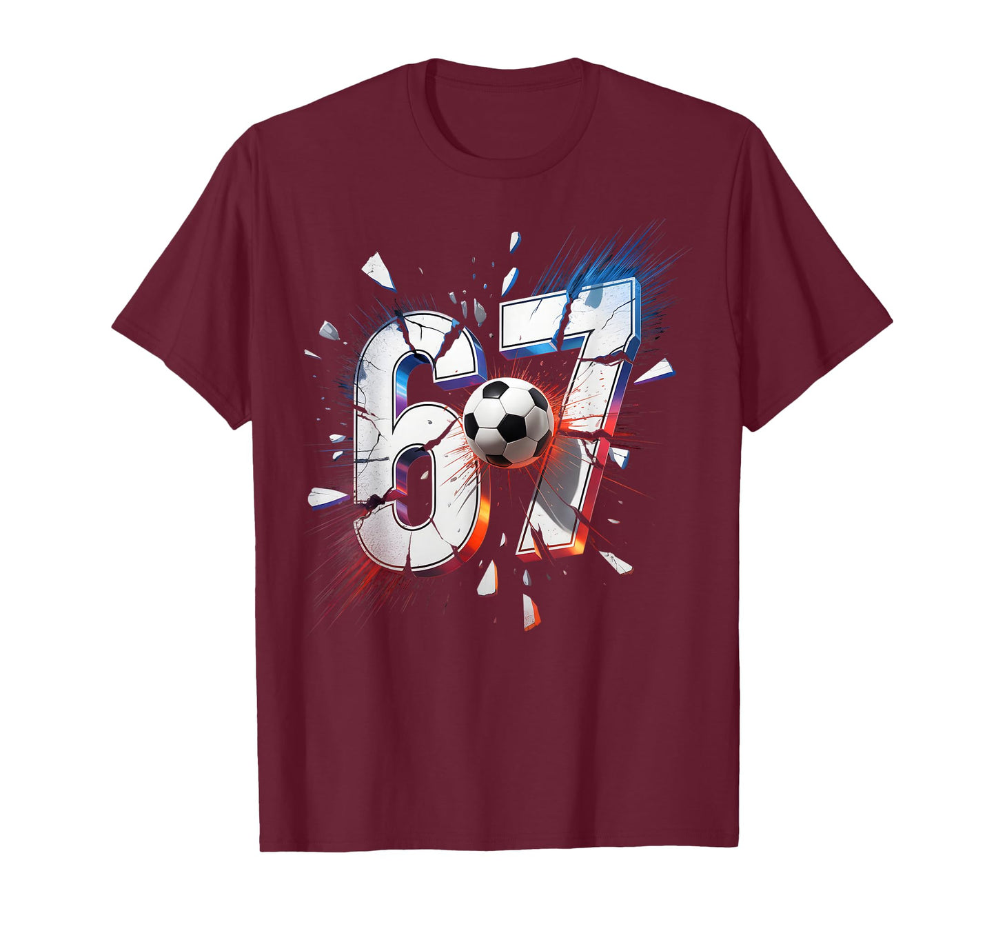 67 Soccer Six Seven 6 7 Meme 67 T-Shirt
