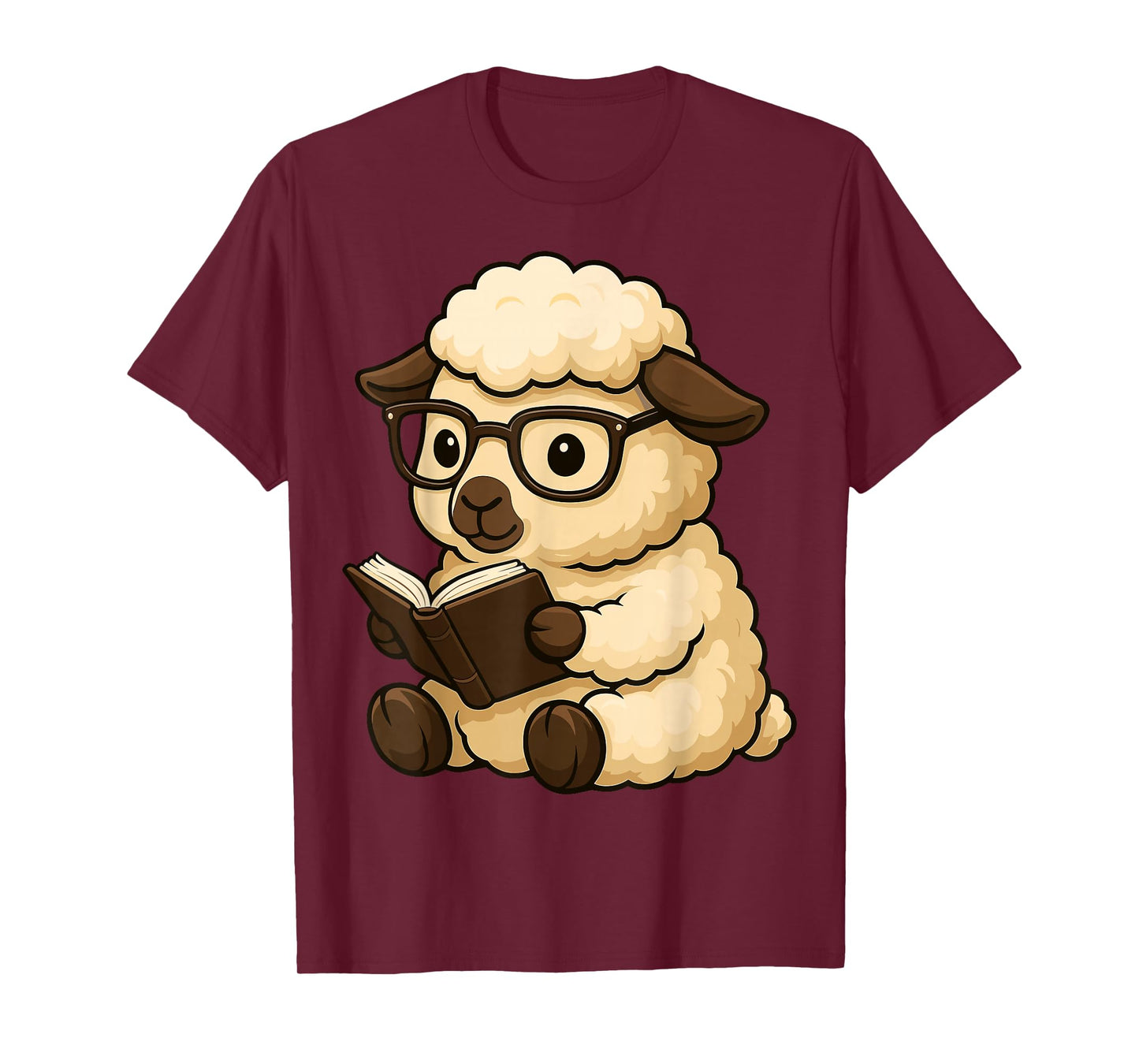 Sheep Reading Book Lover T-Shirt