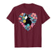 Tuxedo Cat Flowers Tuxedo Cat Owner Tuxedo Cat Lover T-Shirt