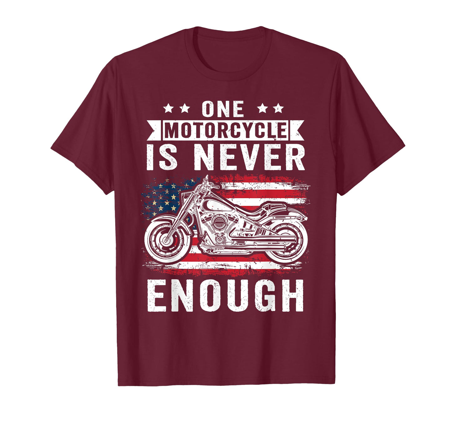 One Motorcycle is Never Enough Funny Grandpas Biker Rider T-Shirt