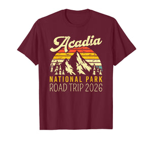 Acadia National Park Traveling 2026 Road Trip T-Shirt