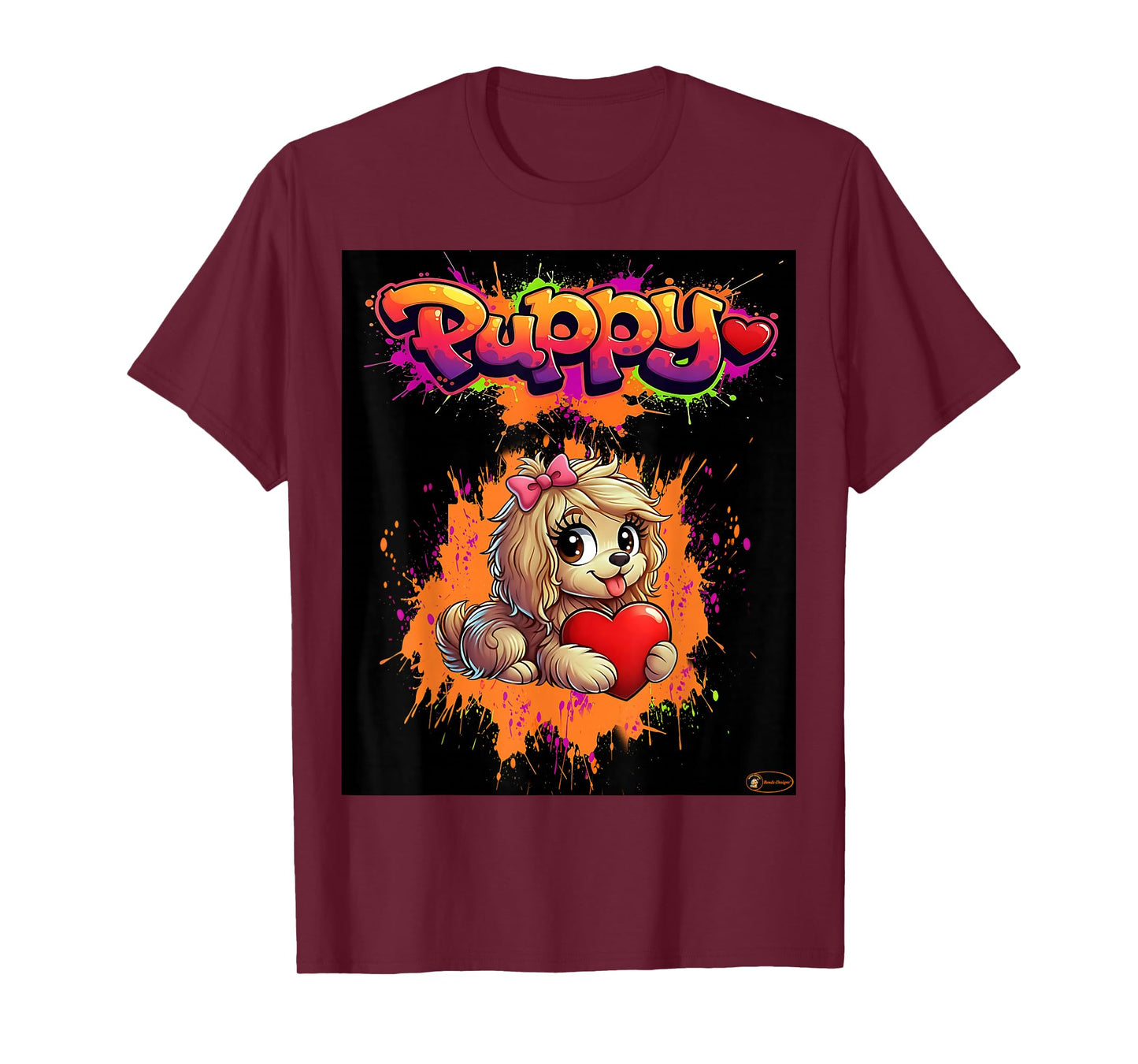 Puppy Heart Design – Adorable Dog Lovers T-Shirt