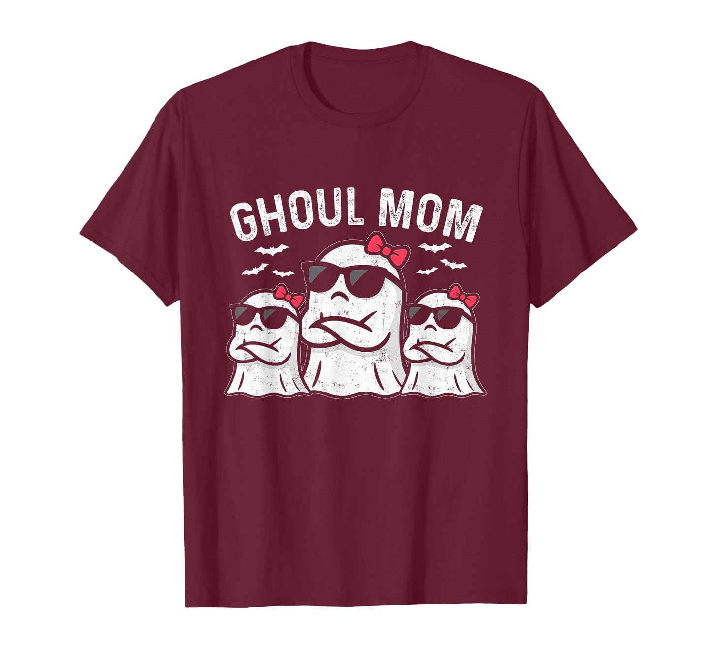 Retro Ghoul Mom Mother Ghost Mama Halloween Funny T-Shirt