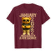 4 Year Old January 2022 Teddy Bear 4th Birthday Men Women T-Shirt