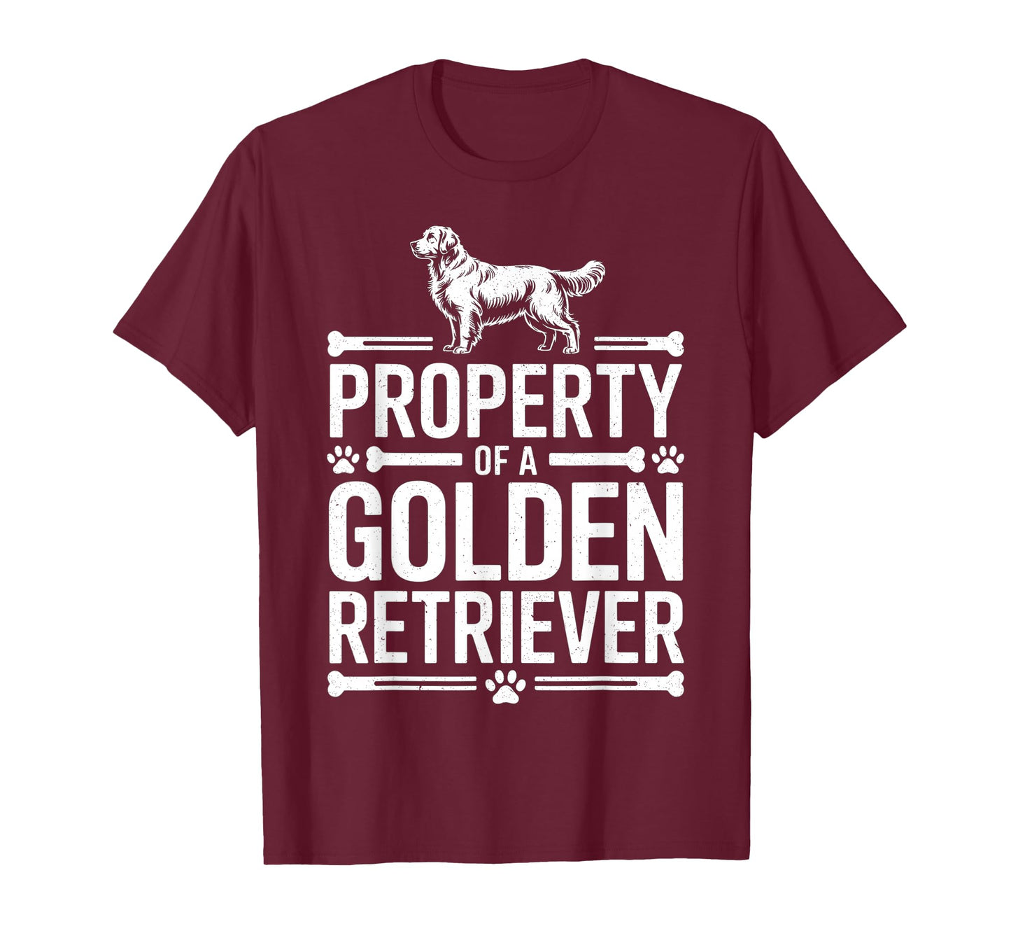 Property of A Golden Retriever - Dog Lover Puppy Trainer T-Shirt