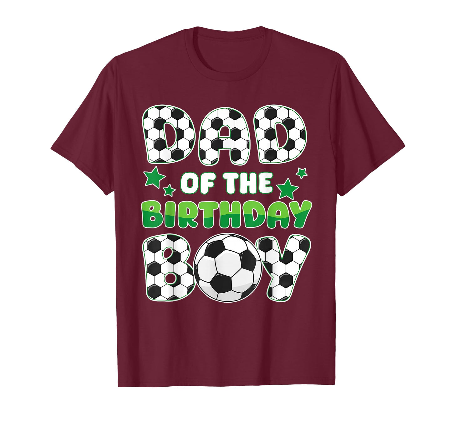 Dad of The Birthday Boy Soccer Family Matching Bday Party T-Shirt