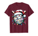 Christmas Baseball Boy Youth Kid Men Santa Hat Xmas Baseball T-Shirt