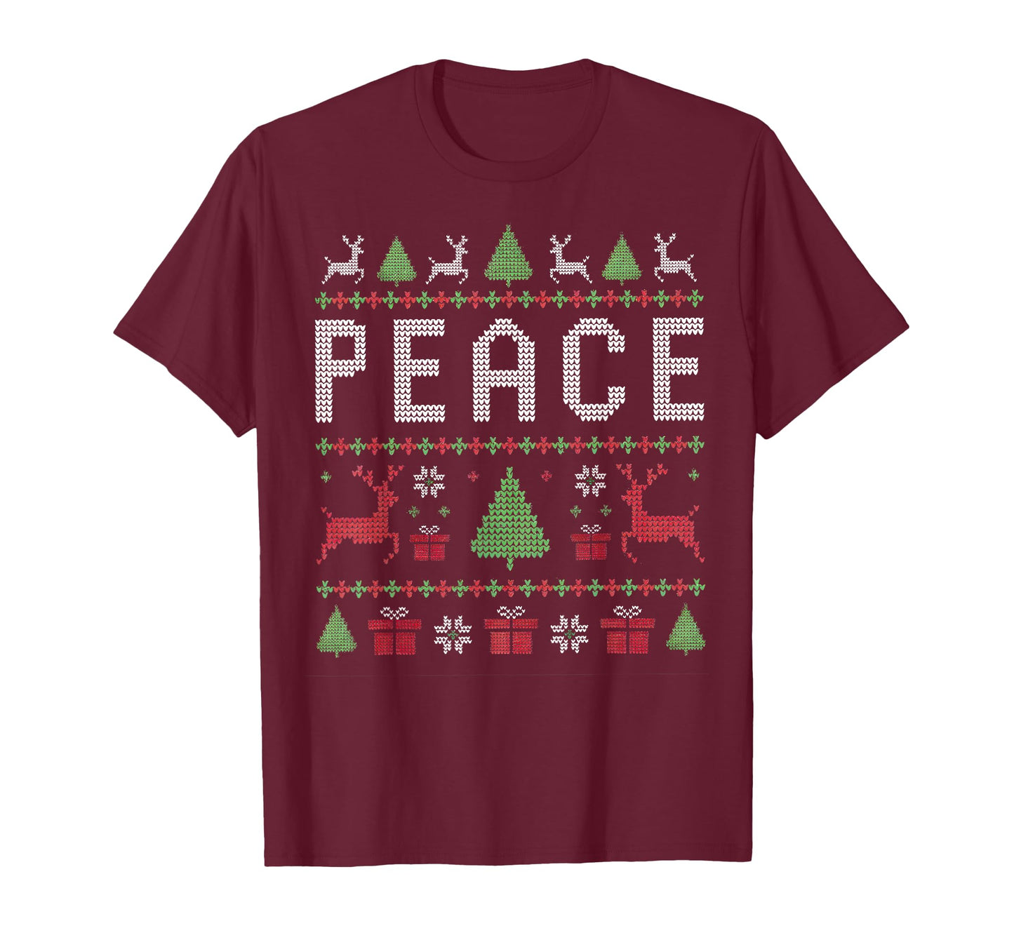 I Come in Peace Couple Matching Ugly Christmas Sweater T-Shirt
