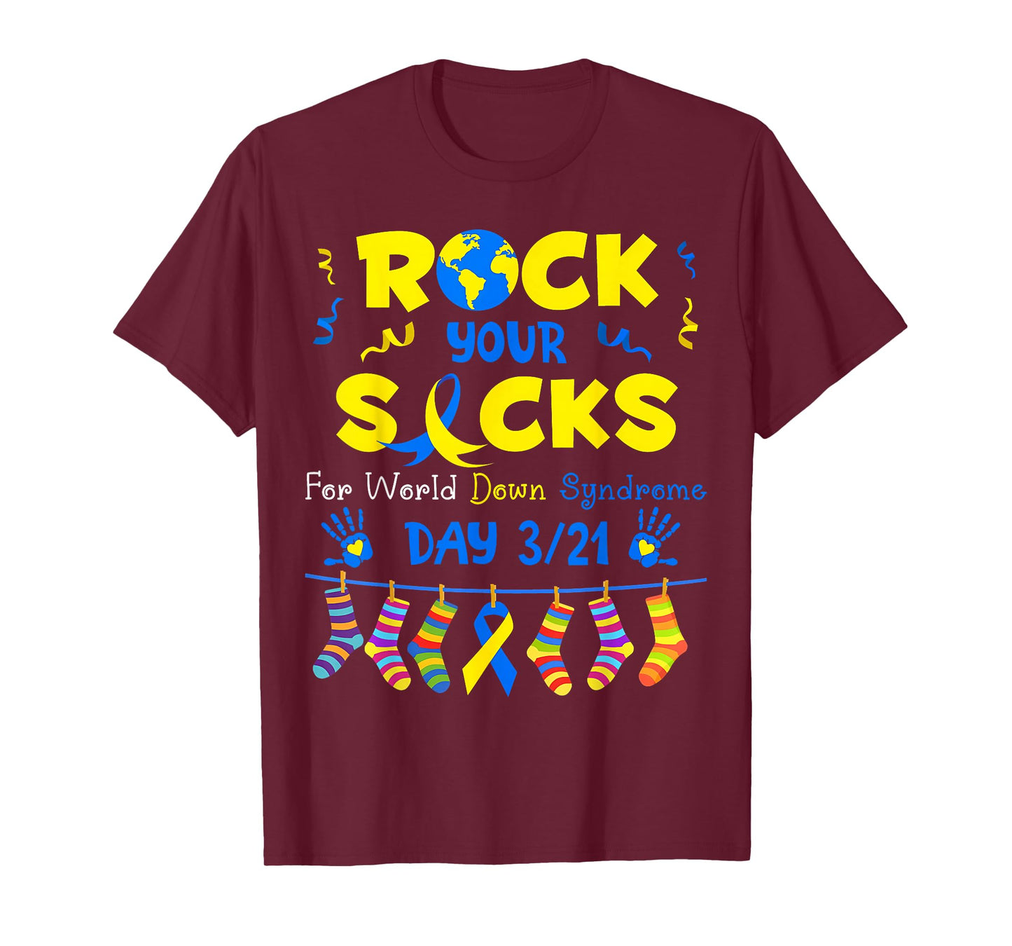World Down Syndrome Day 321 Awareness Support Men Women Kids T-Shirt
