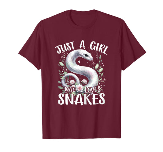 Just a Girl Who Loves Snakes T-Shirt