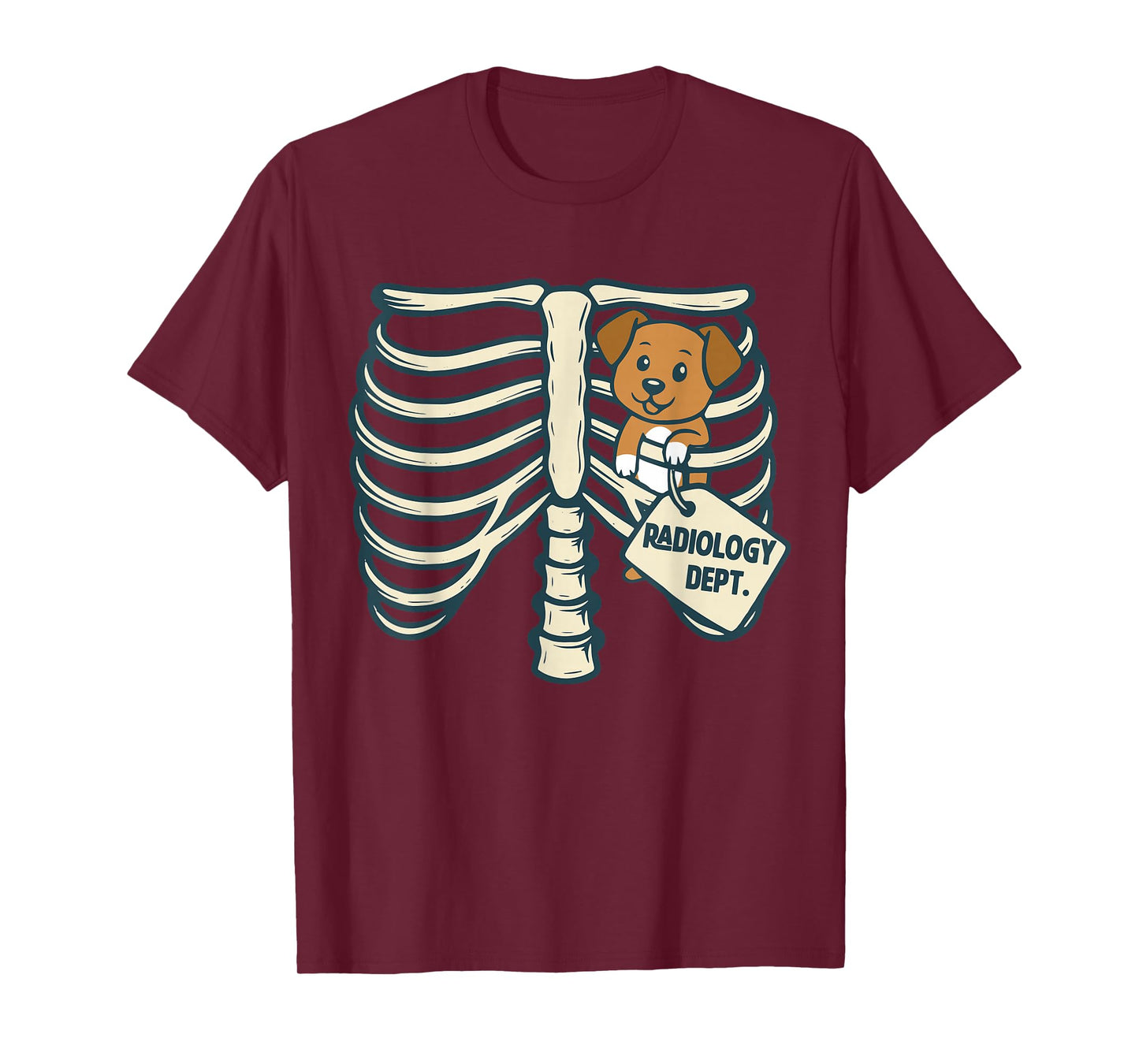 Radiology Dept Dog Lover Vet Tech Radiologist X-Ray Rad Tech T-Shirt