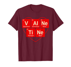 Valentines Day Funny Chemistry Periodic Table T-Shirt