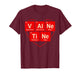 Valentines Day Funny Chemistry Periodic Table T-Shirt