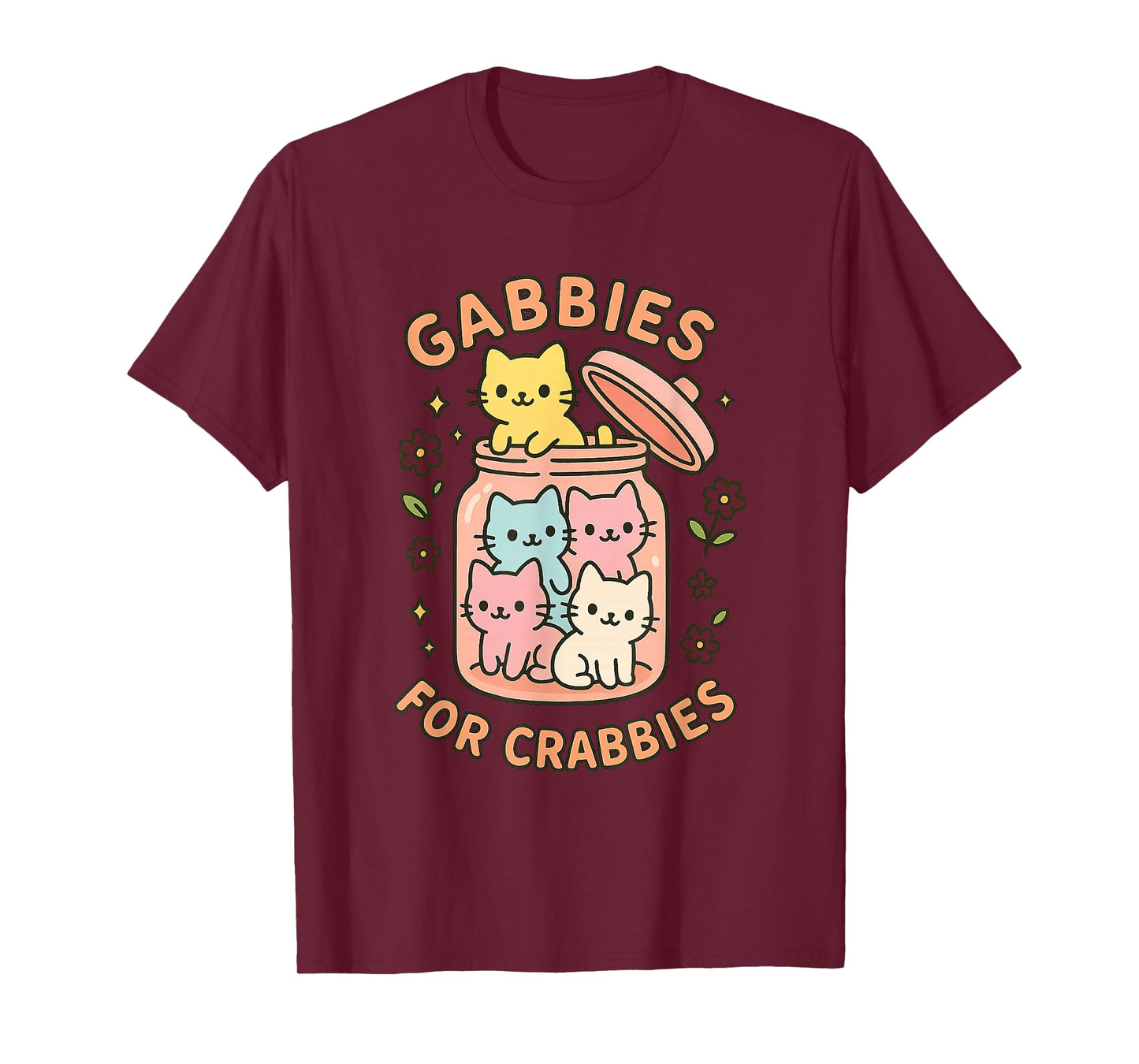 Gabbies for Crabbies Funny Cute Cat Veterinary Medicine T-Shirt