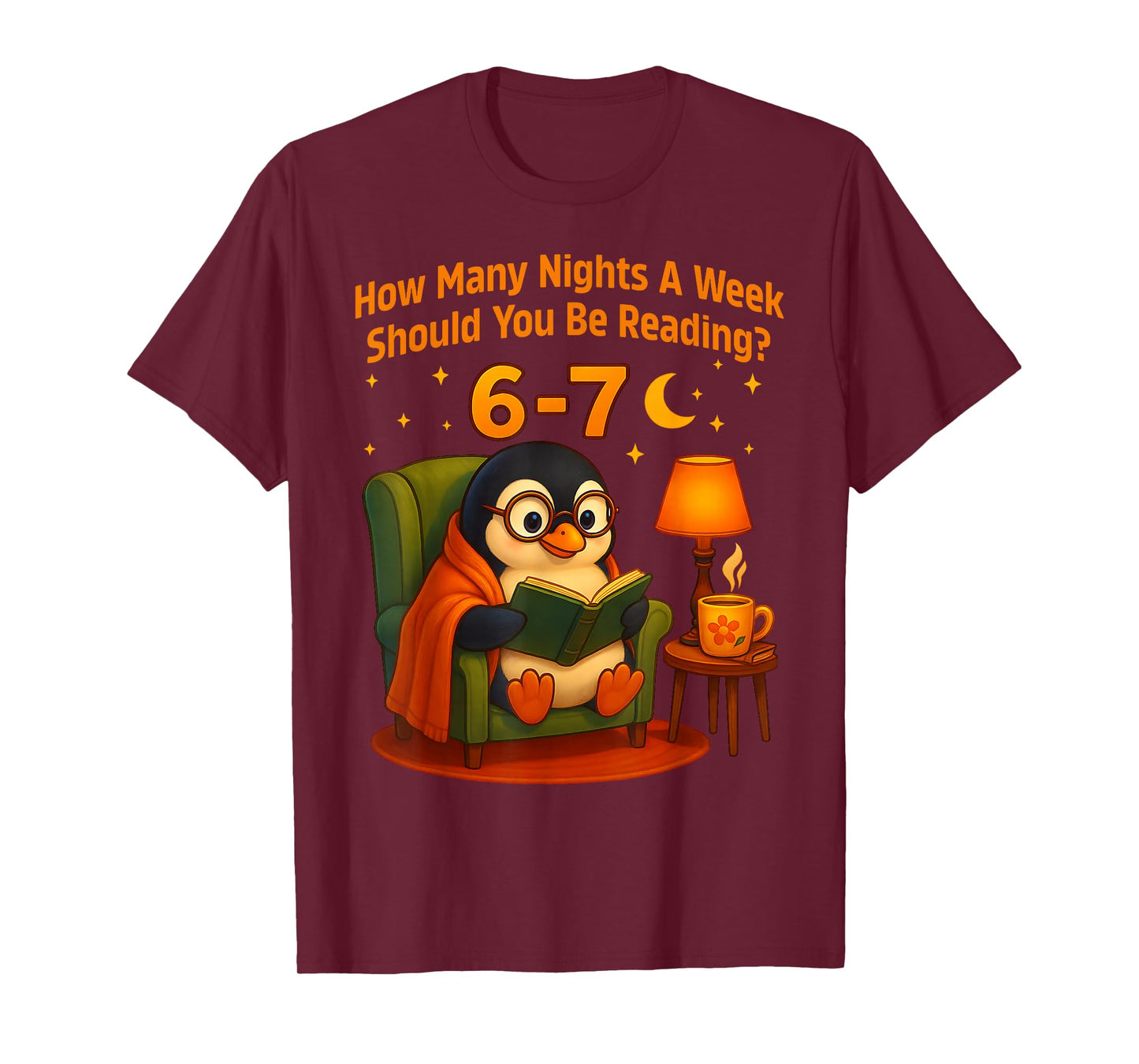 Funny Reading 6 7 Six Seven Meme English Teacher Book Lover T-Shirt