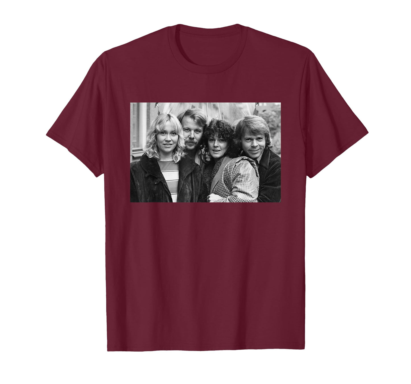 ABBA Swedish Pop Group Portrait Super Trouper 1980 T-Shirt