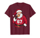 Funny 6 7 Meme Brainrot Santa Claus for Boys Kids Christmas T-Shirt