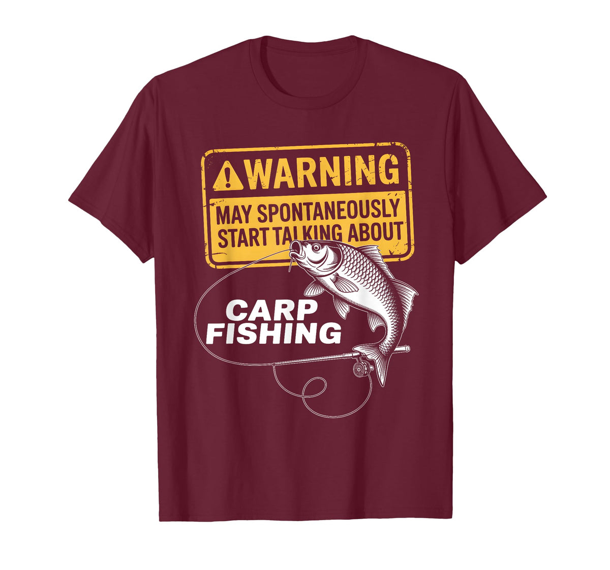 Carp Fishing Design for Men Funny Catfish and Carp Slayer T-Shirt