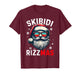Skibidi Rizzmas Christmas Rizz Santa Claus Charisma Xmas Kid T-Shirt