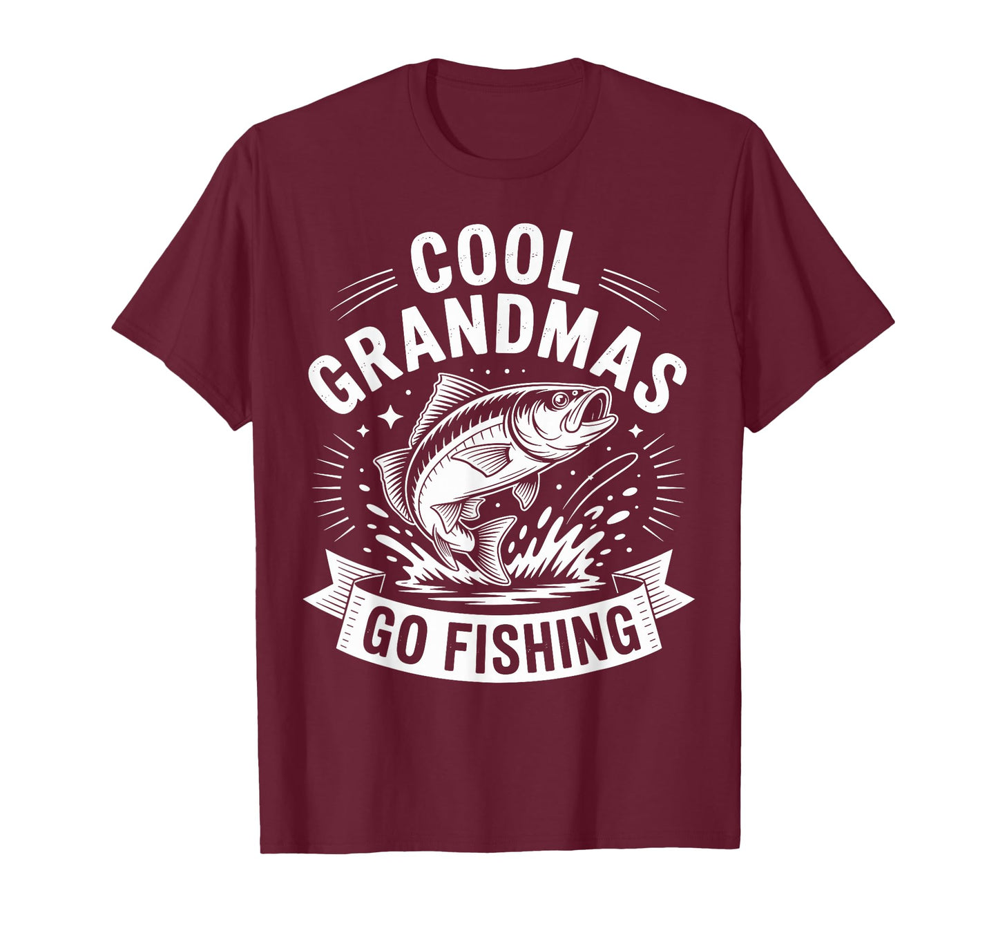 Cool Grandmas Go Fishing T-Shirt