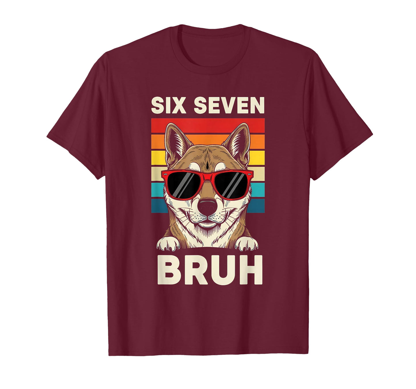 67 Animals Funny 67 Brainrot Youth Kids Dog 67 T-Shirt
