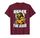 Retro Rubber Duck Christian Rubber Ducky Quacks for Jesus T-Shirt