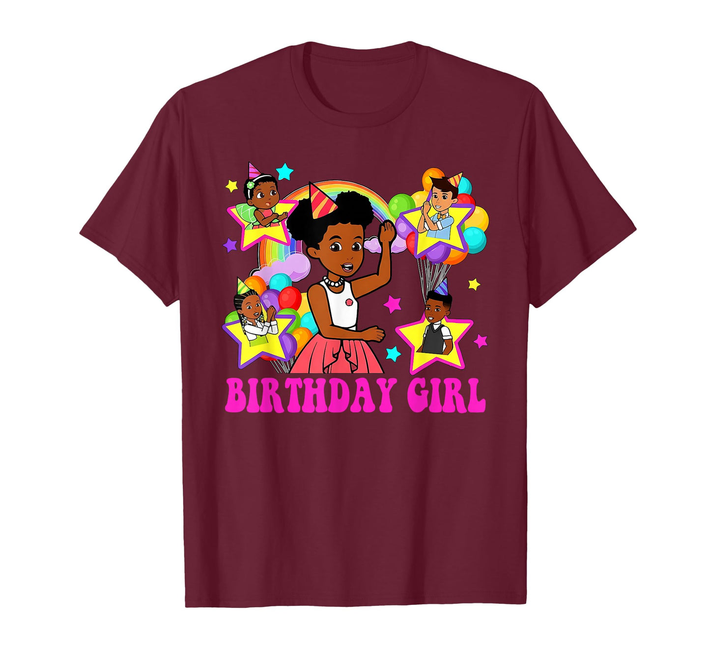 It's My Birthday Girl Gracie Pink Doll Family Decorations T-Shirt