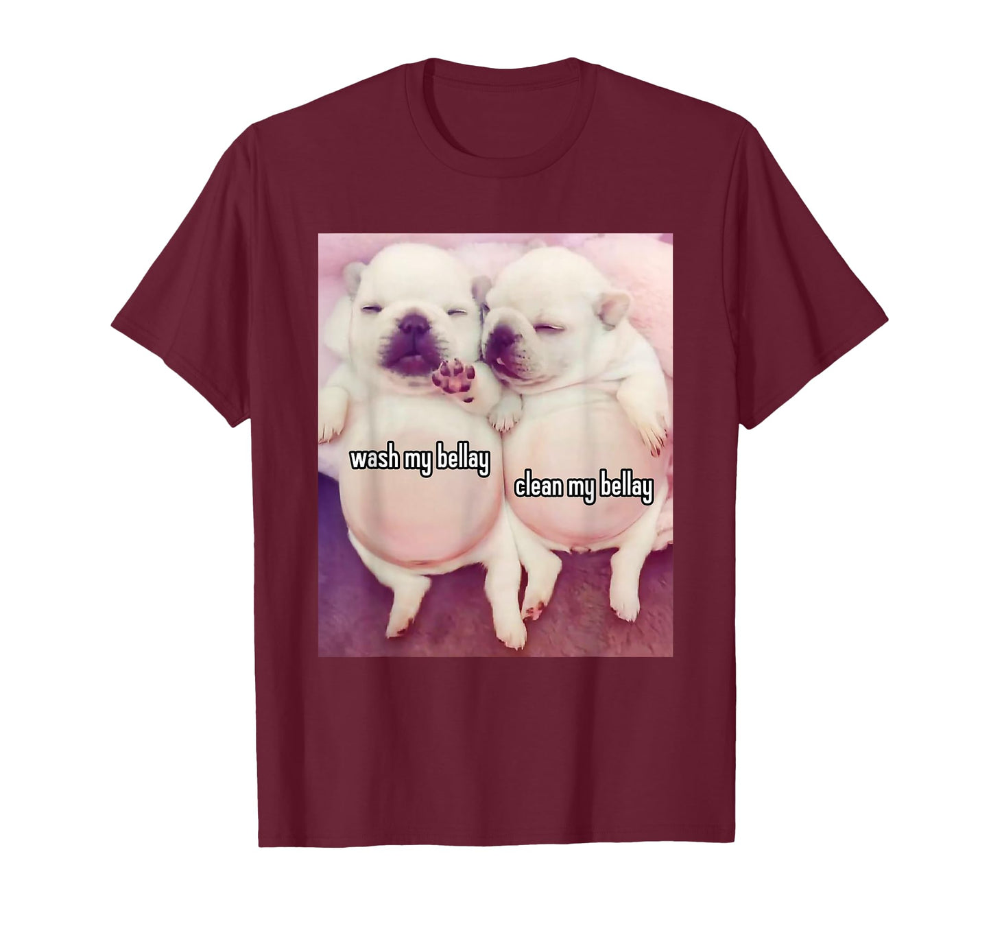 Pibble Meme Wash My Belly Funny Two Pibbles T-Shirt