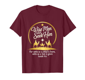 Jesus Faith 3 Kings Vintage Wise Men Still Seek Him T-Shirt