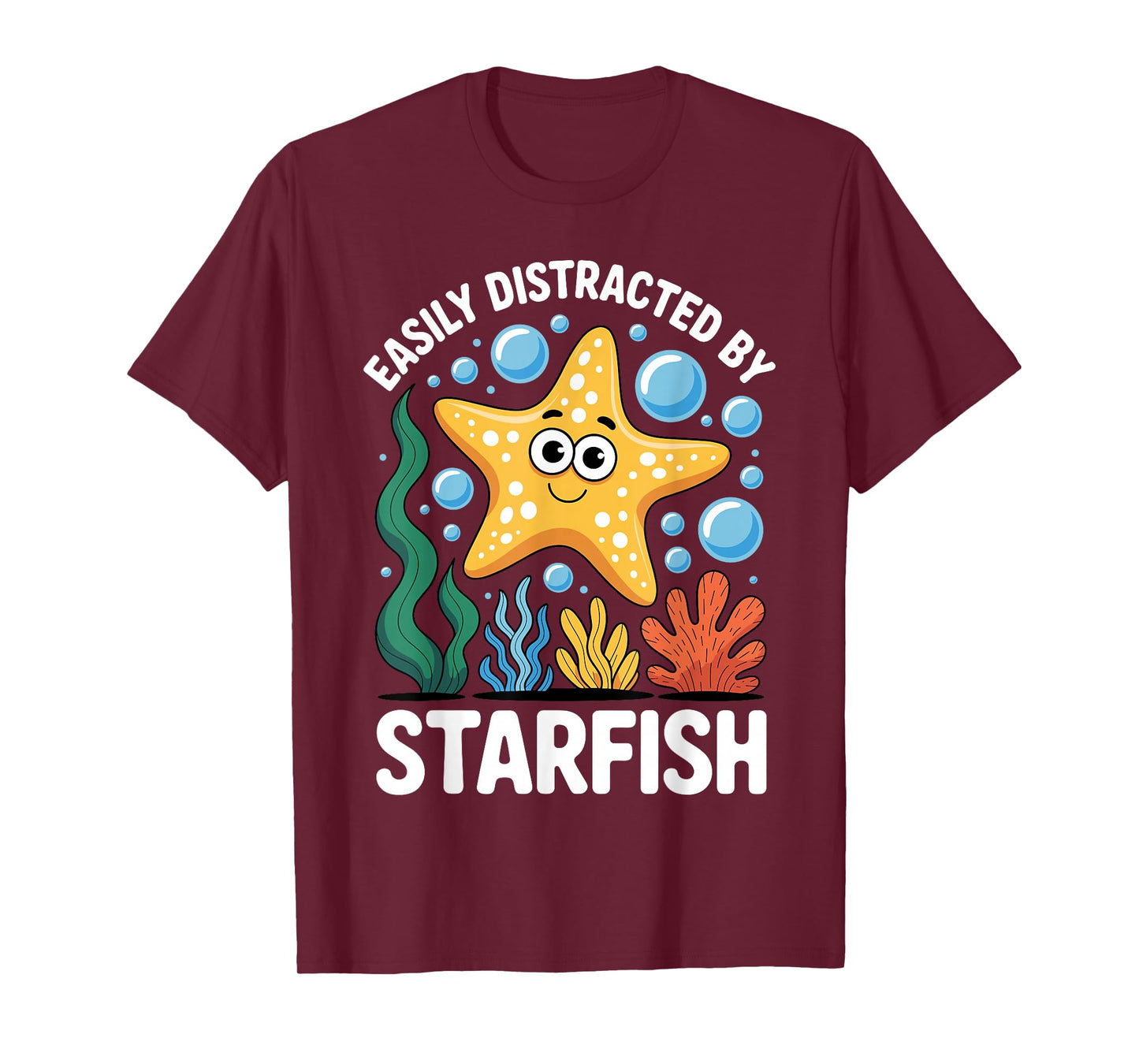 Funny Starfish Art for Men Women Boys Girls Starfish Lover T-Shirt