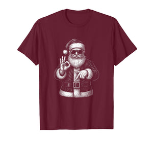 Funny Santa 6 7 Meme Design | Christmas Math Humor T-Shirt