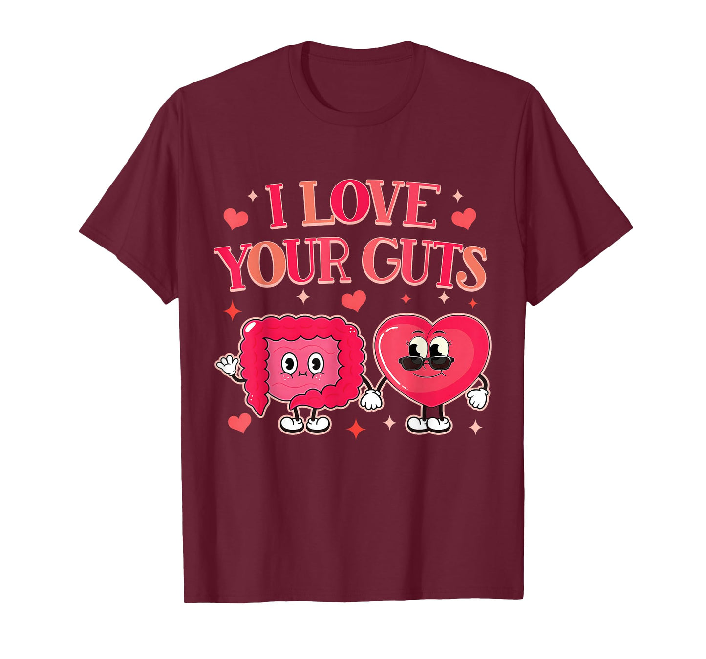 Gastroenterology GI Tech Gastro Valentine I Love Your Guts T-Shirt