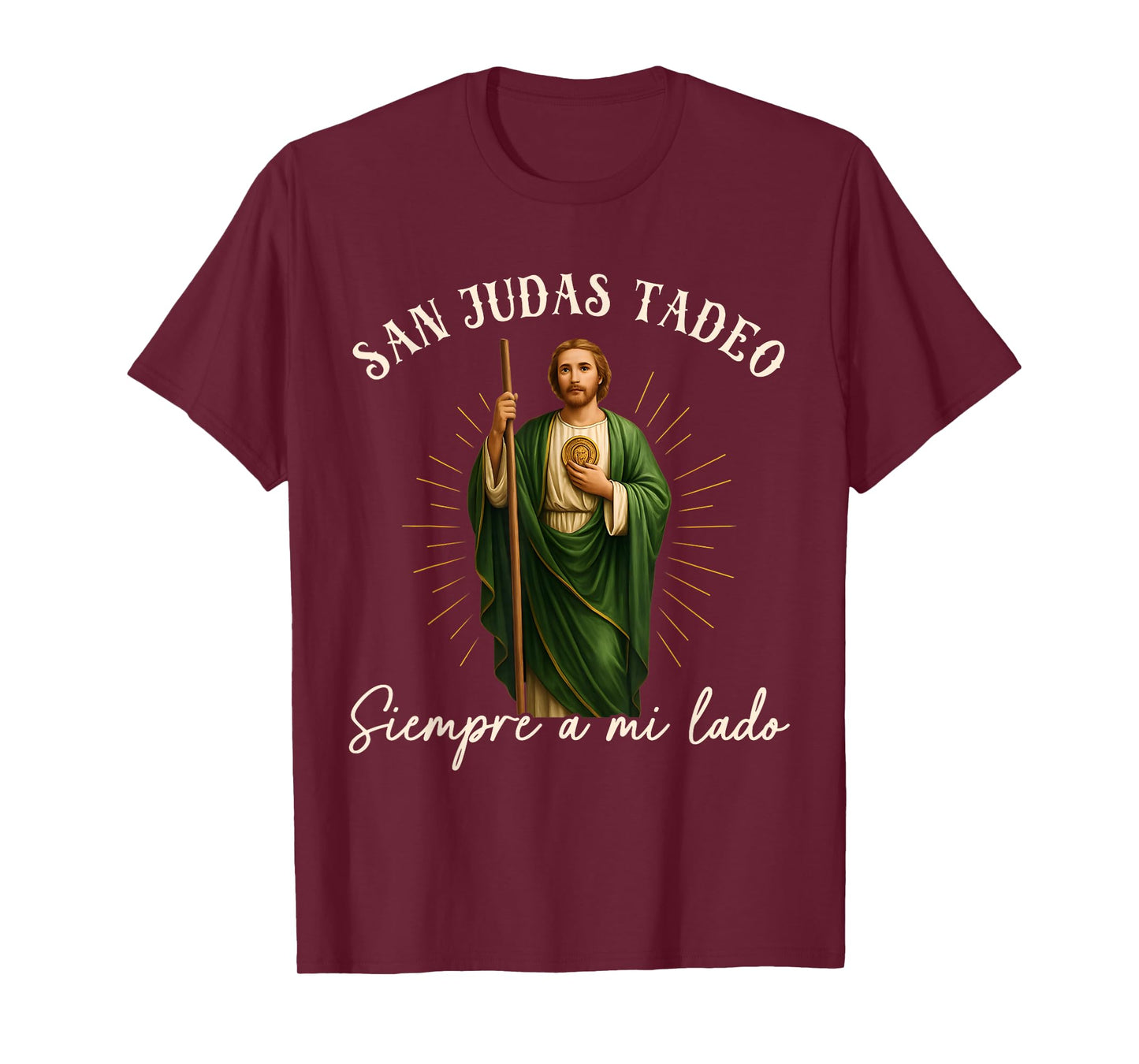 SanJudas Tadeo Siempre A Mi Lado Spanish Jesus Saying T-Shirt