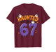Haunted by 67 Funny Ghost 6 7 Halloween Costume Tee T-Shirt