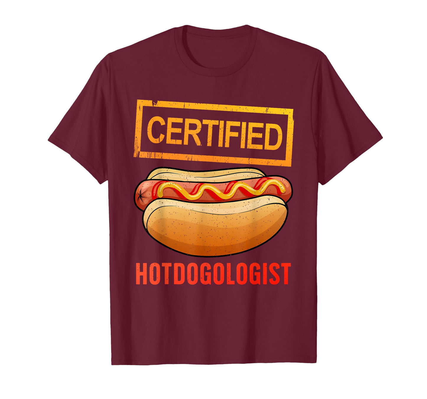 Cool Hotdog Outfit for Men Women Adult Hotdog Hot Dog Lover T-Shirt