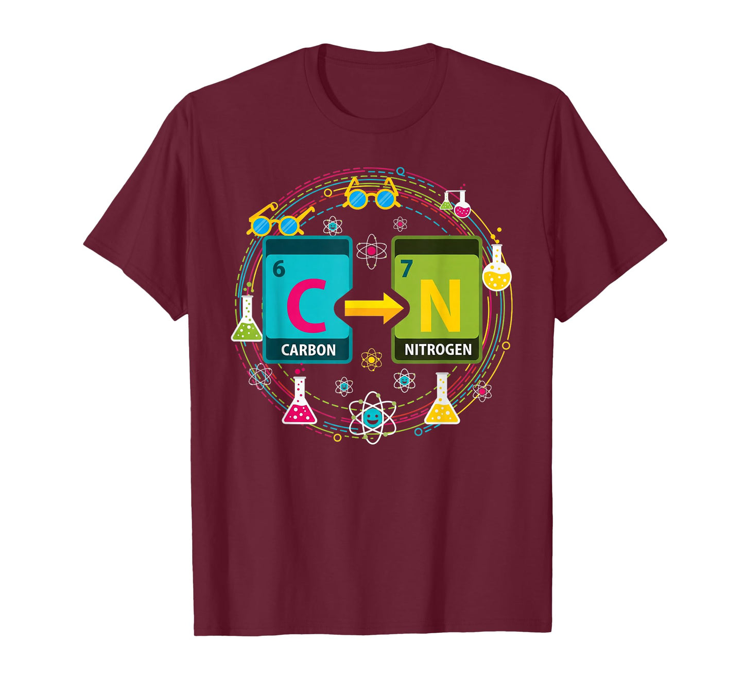 Funny 67 Meme Science Chemistry Teacher Periodic Table 6 7 T-Shirt