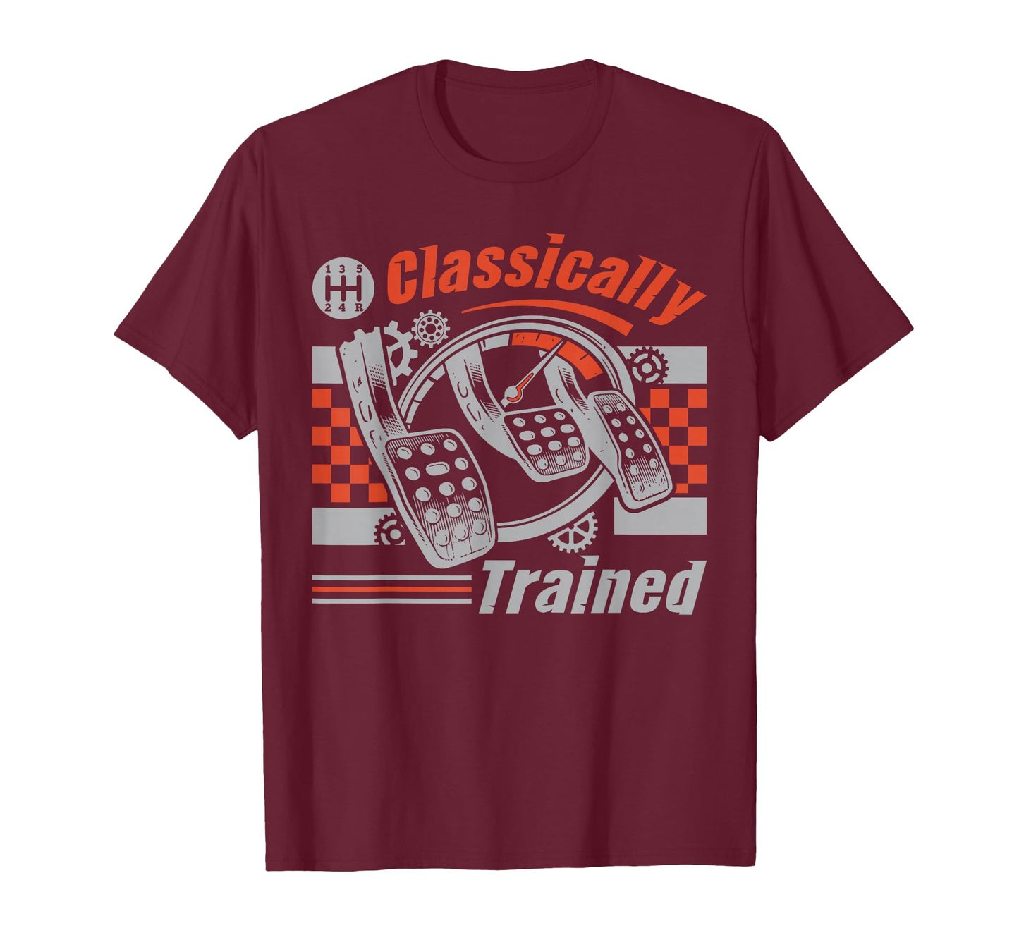 Classically Trained Manual Transmission Stick Shift Car Guy T-Shirt