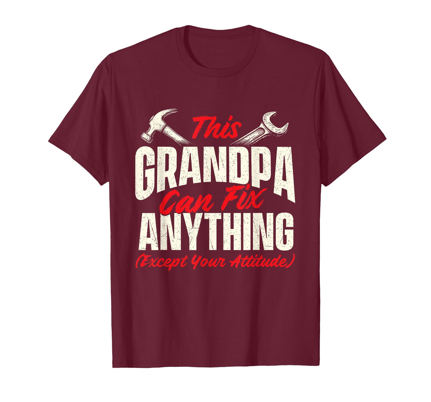 This Grandpa Can Fix Anything - Grandfather Papa T-Shirt