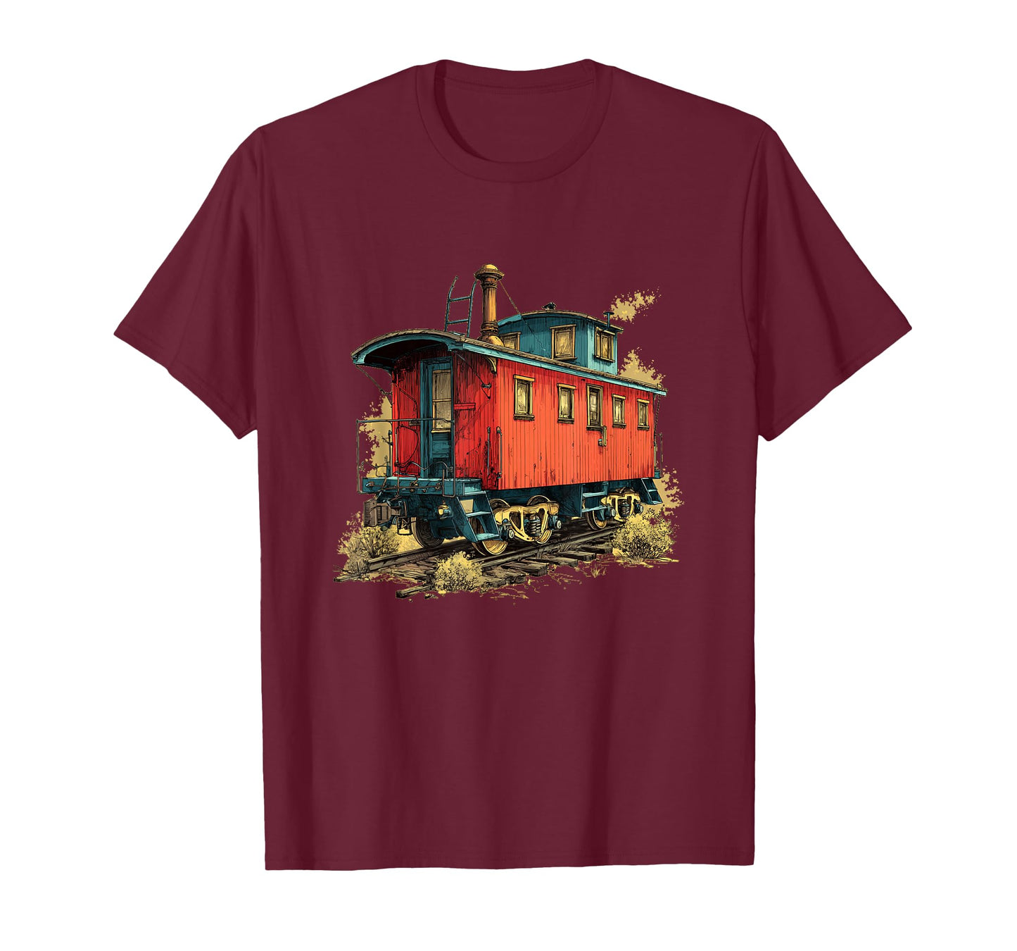 Nice Caboose Graphic for Railroad Lovers T-Shirt