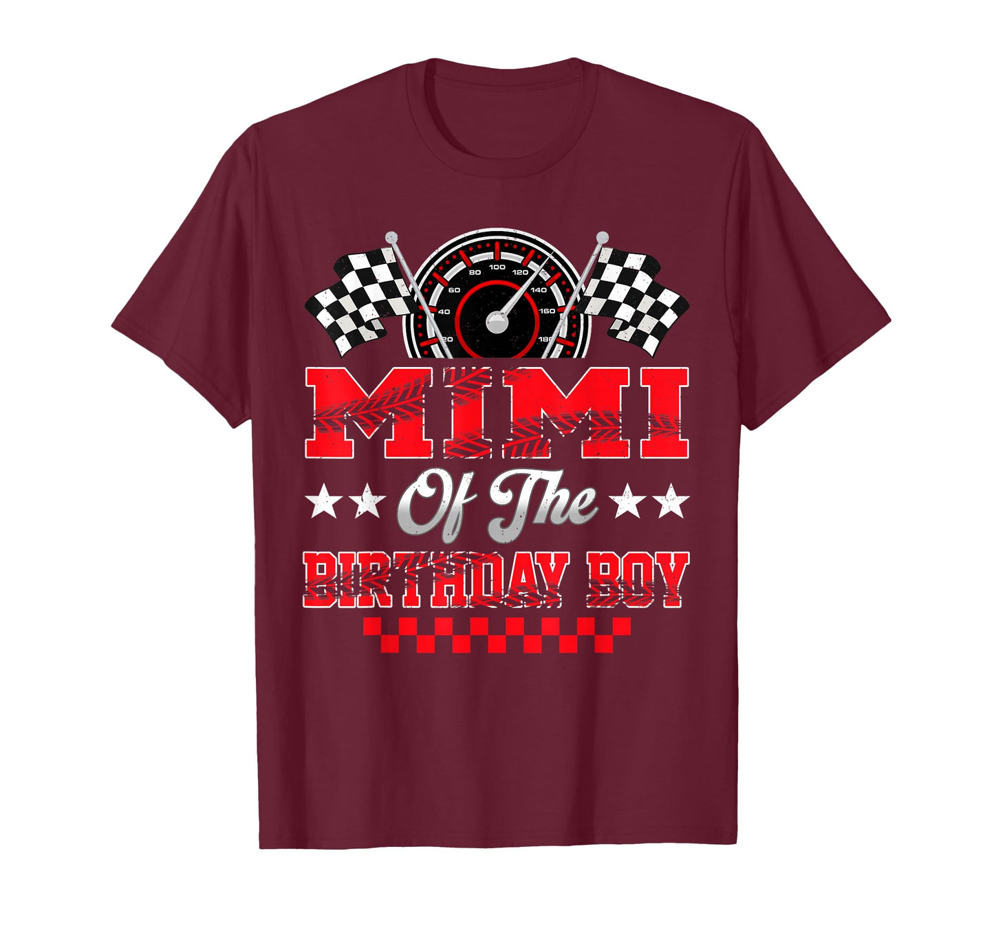 Race Car Birthday Party Mimi of The Birthday Boy T-Shirt