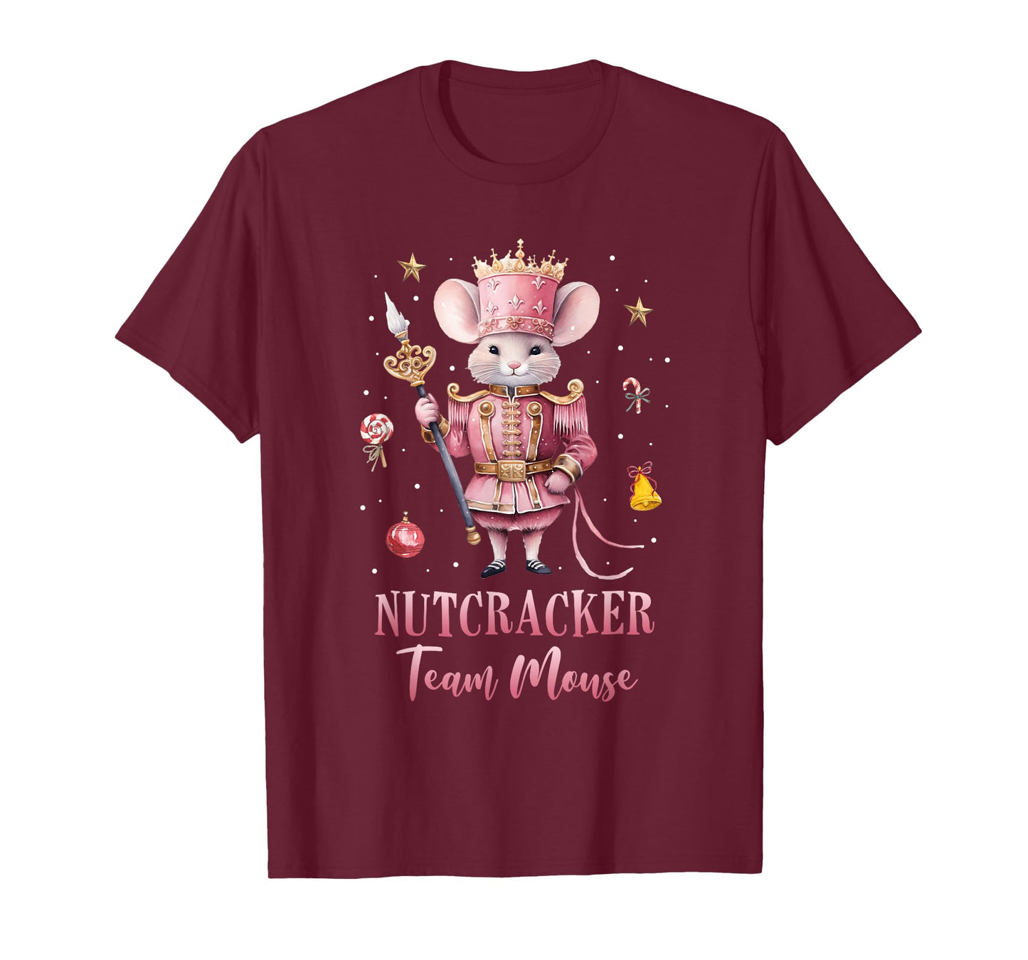 Team Mouse Nutcracker Shirt Christmas Dance Funny Soldier T-Shirt