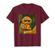 Funny Toy Poodle Eating Pizza Dog Meme Retro T-Shirt