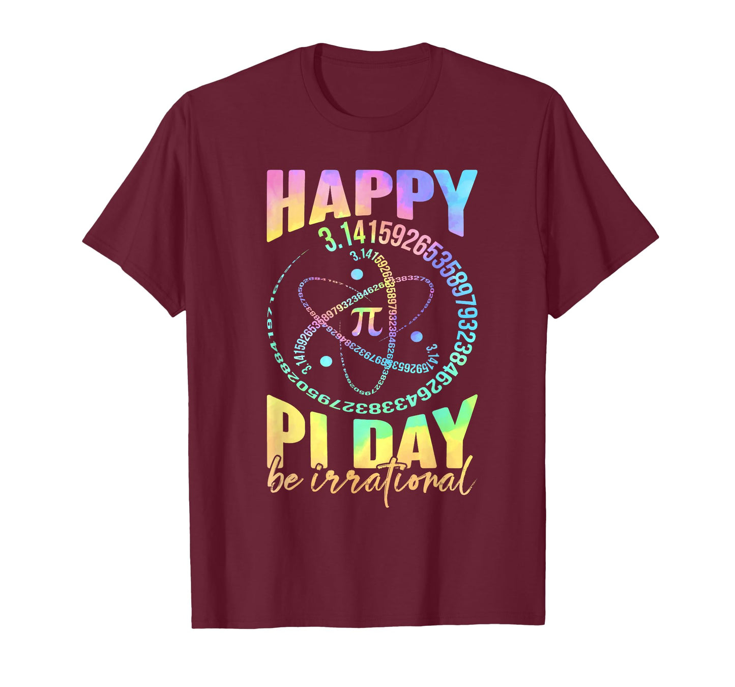 Happy Pi Day Pie Funny Math Coach Teacher Pi Day Lover Nerdy T-Shirt