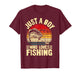 Funny Fishing Jokes Boys Fisherman Bass Fish Vintage T-Shirt